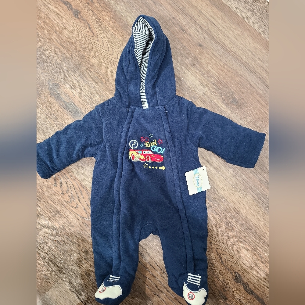 Disney Cars bunting snowsuit NWT